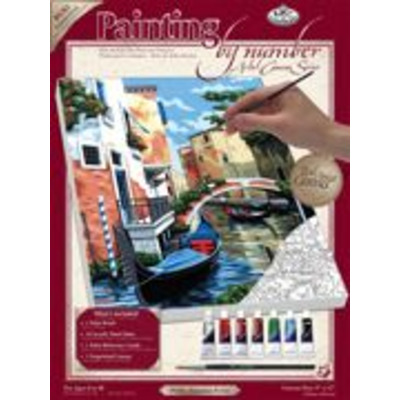 A4 Painting By Numbers Kit - Venice Scene PCS5