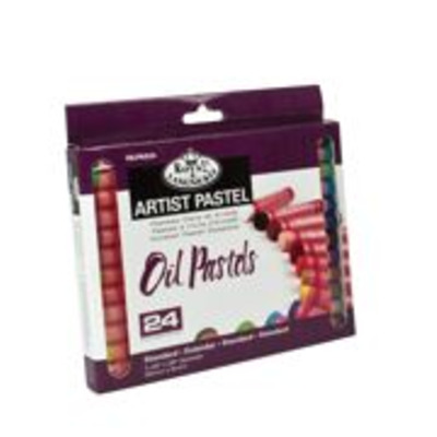 Pk Of 24 Assorted Oil Pastels Artist Quality Colour Pigments Oilpa-524