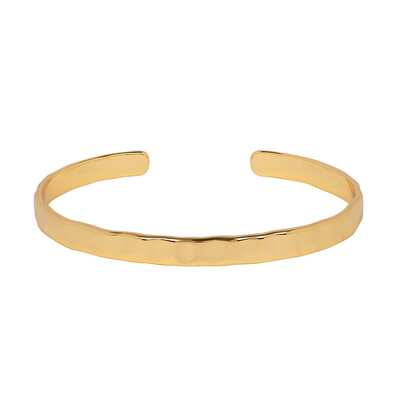 Otto Hammered Gold Bangle