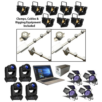 Complete Stage Lighting Installation Package Gold Level