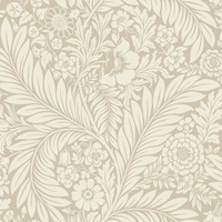 Florence Leaf Wallpaper Natural Belgravia 722