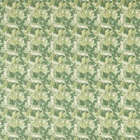 Image of William Morris Acanthus Fabric Apple Sage F1681/02 - By The Metre