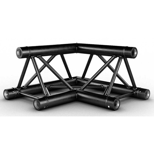 Contestage Trio290 Truss 2 Way 90 Degree Horizontal Corner - Black