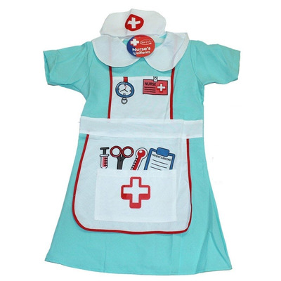 Childrens Role Play Fancy Dress Costumes For Ages 3-7 - Nurse,5-7 Years