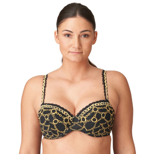 Prima Donna Twist Amsterdam AV Padded Balcony Bra - Black