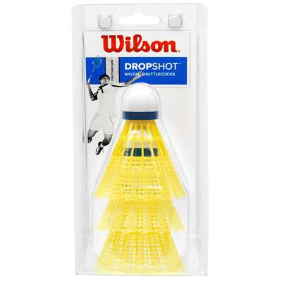 Wilson Dropshot Shuttlecocks - Pack of 3