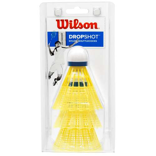 Wilson Dropshot Shuttlecocks - Pack of 3