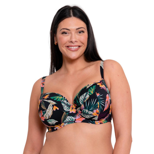 Curvy Kate Cuba Libre Balcony Bikini Top - Print Mix