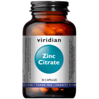 Viridian Zinc Citrate - 30's