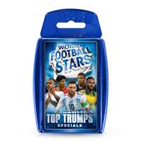 World Football Stars Blue Top Trumps Card Game