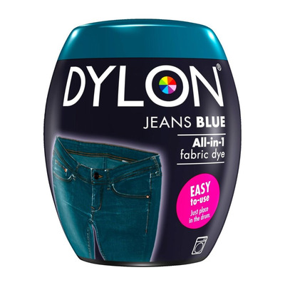 350g Dylon Fabric & Clothes Dye Machine Wash Pods - JEANS BLUE (350g)