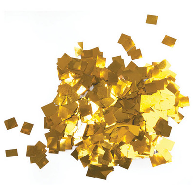 Loose Metallic Confetti 17 x 17mm 1Kg - Gold