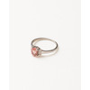 Ava ring with pink tourmaline and diamond - Q at Carousel Jewels
