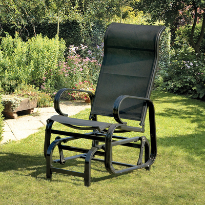 Suntime Havana Black Glider Outdoor Chair