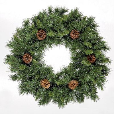 2ft Deluxe Christmas Princess Green Wreath
