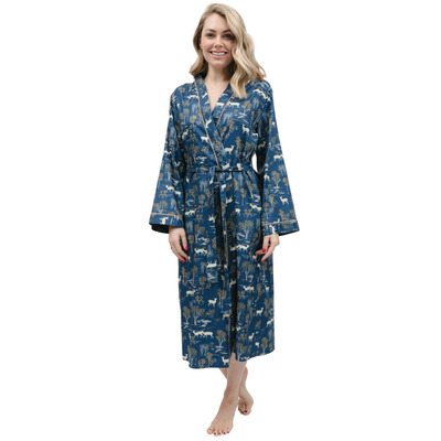 Cyberjammies Fawn Long Dressing Gown