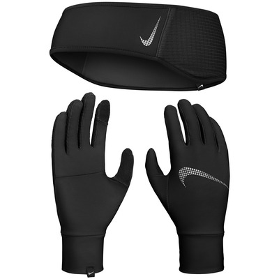Nike Womens Essential Running Headband And Glove Set