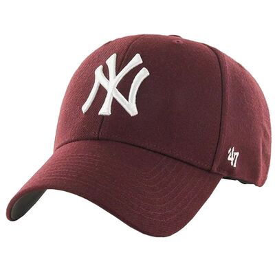 47 Brand Junior MLB New York Yankees Kids Cap - Burgundy