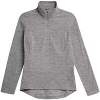 Image of 4F Womens Fleece Sweatshirt - Cool Light Gray Melange