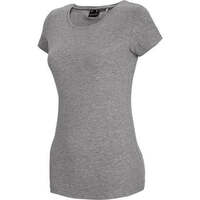 Image of 4F Womens Regular T-Shirt - Cool Light Gray Melange