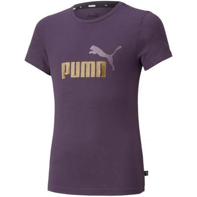 Puma Junior ESS + Logo T-Shirt - Purple