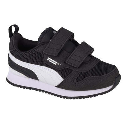 Puma Junior R78 V Infants Shoes - Black