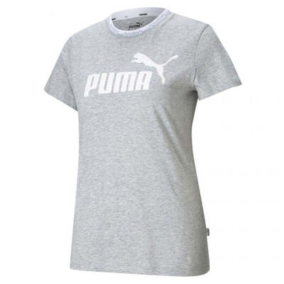 Puma Womens Amplified Graphic T-shirt - Gray