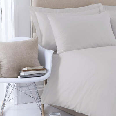 Polycotton Light Grey - Extra Large Single Duvet Cover Set – The Big Little Duvet Co.