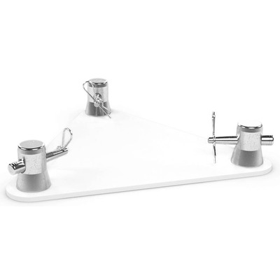 Contestage Trio290 Triangle Truss Baseplate - White