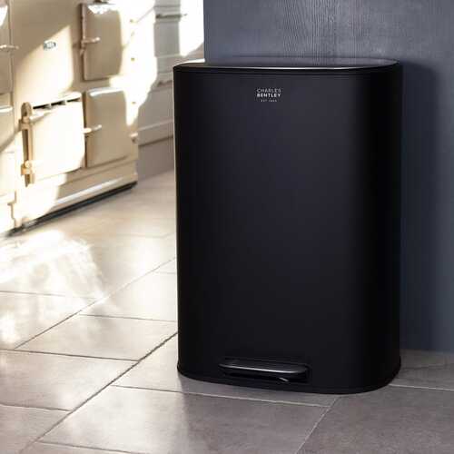 50 Litre Black Pedal Kitchen Bin