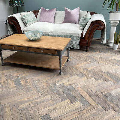 Lusso Vernazza Oak Herringbone Flooring – Lusso