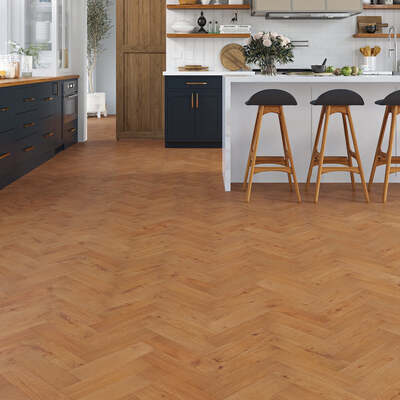 Lusso Capri Harbor Oak Herringbone Engineered Wood Flooring – Lusso