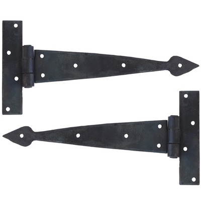 From The Anvil Arrow Head T-Hinge (Various Sizes), Beeswax - 33208 (sold in pairs) 6" ARROW HEAD HINGE (PAIR), BEESWAX