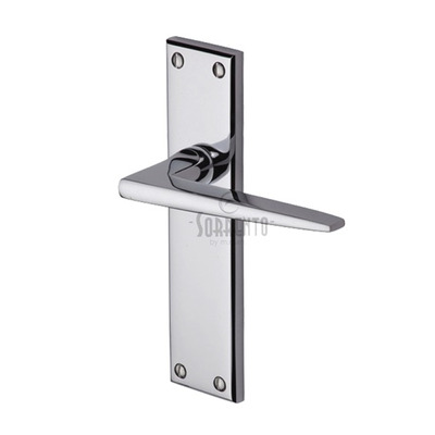 M Marcus Sorrento Swift Door Handles, Polished Chrome - SC-3400-PC (sold in pairs) LOCK (WITH KEYHOLE)