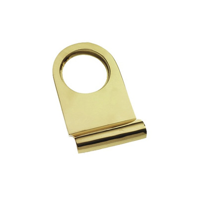 Prima Round Top Cylinder Pull, Polished Brass OR Unlacquered Brass - PB106 UNLACQUERED BRASS