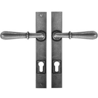 Finesse Fenwick Un-Sprung Multipoint Door Handles, Pewter - FDMP 05 (sold in pairs) ENTRY