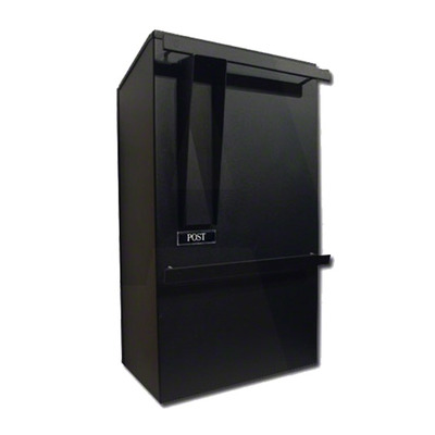 DAD Decayeux Gate & Railing Post Box (520-550mm x 300mm x 200mm), Black - L22432 BLACK