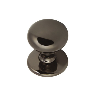 Hafele Mayberry Cupboard Knob (32mm Diameter), Polished Black Nickel - 123.02.330 POLISHED BLACK NICKEL