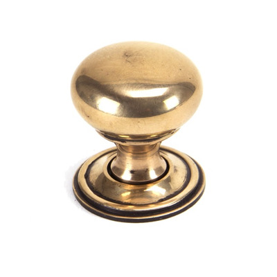 From The Anvil Mushroom Cupboard Knob (32mm Or 38mm), Polished Bronze - 91949 POLISHED BRONZE - 38mm