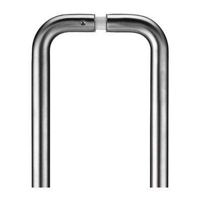 Zoo Hardware ZCS2D Contract Back To Back Pull Handles (19mm Bar Diameter), Satin Stainless Steel - ZCS2D225BSBB SATIN STAINLESS STEEL - 19mm x 425mm c/c