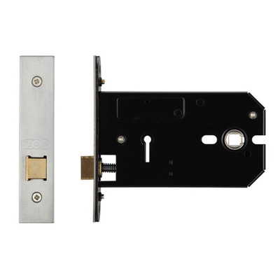 Zoo Hardware Horizontal Latch (127mm OR 152mm), Satin Stainless Steel - ZUKH127SS 127mm (5 INCH) - SATIN STAINLESS STEEL