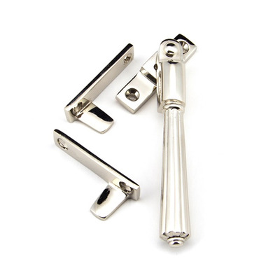 From The Anvil Hinton Locking Night Vent Window Fastener, Polished Nickel - 45346 POLISHED NICKEL
