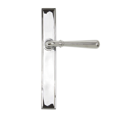 From The Anvil Newbury Slimline Lever Latch Set, Sprung Door Handles, Polished Chrome - 45431 (sold in pairs) POLISHED CHROME