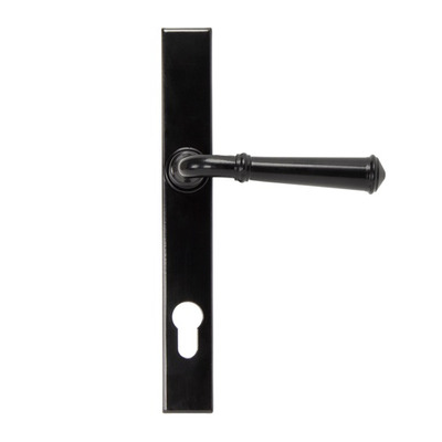 From The Anvil Regency Slimline Lever Espagnolette Lock Set (92mm C/C), Black - 92061 (sold in pairs) BLACK
