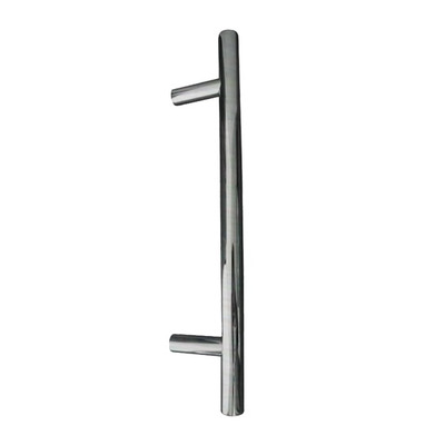 Frelan Hardware T-Bar Cabinet Handles (12mm Diameter), Satin Stainless Steel - JSS110 655mm Length - 595mm Centre To Centre