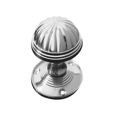 Frelan Hardware Fluted Mortice Door Knob, Polished Chrome - JV183MPC (sold in pairs) POLISHED CHROME