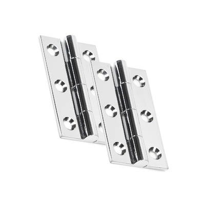 From The Anvil 2 Inch Cabinet Hinges, Polished Chrome - 49586 (sold in pairs)  POLISHED CHROME