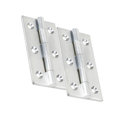 From The Anvil 2.5 Inch Cabinet Hinges, Satin Chrome - 49930 (sold in pairs)  SATIN CHROME
