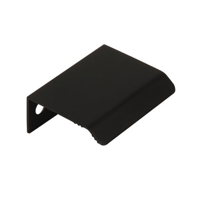 Hafele Curve Profile Cabinet Pull Handle (32mm OR 128mm c/c), Matt Black - 126.45.351 MATT BLACK - 32mm c/c