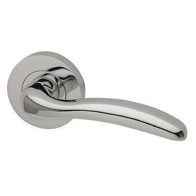 Intelligent Hardware Scorpio Door Handles On Round Rose, Polished Chrome - SCO.09.CP (sold in pairs)  POLISHED CHROME